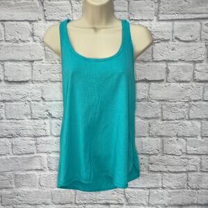 Lululemon 105 Singlet Racerback Tank Top Heathered Bali Breeze Silver Size 6